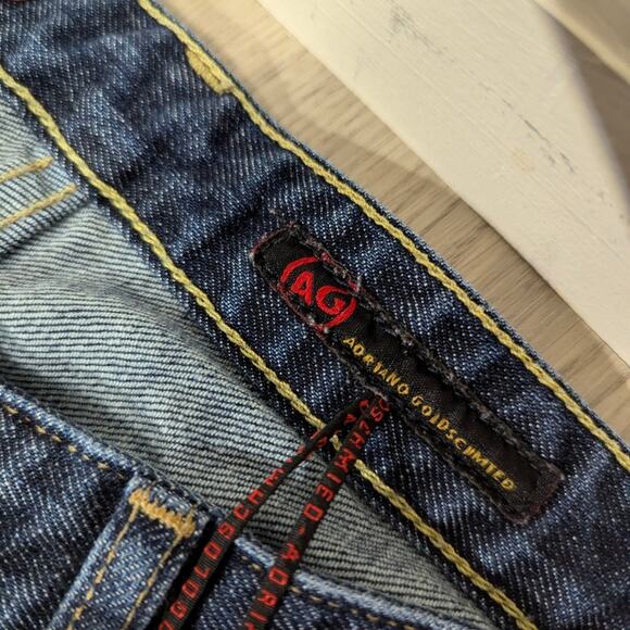 Adriano Goldschmied size 31x29 the Club cut dark wask low rise flare jeans - Picture 6 of 13